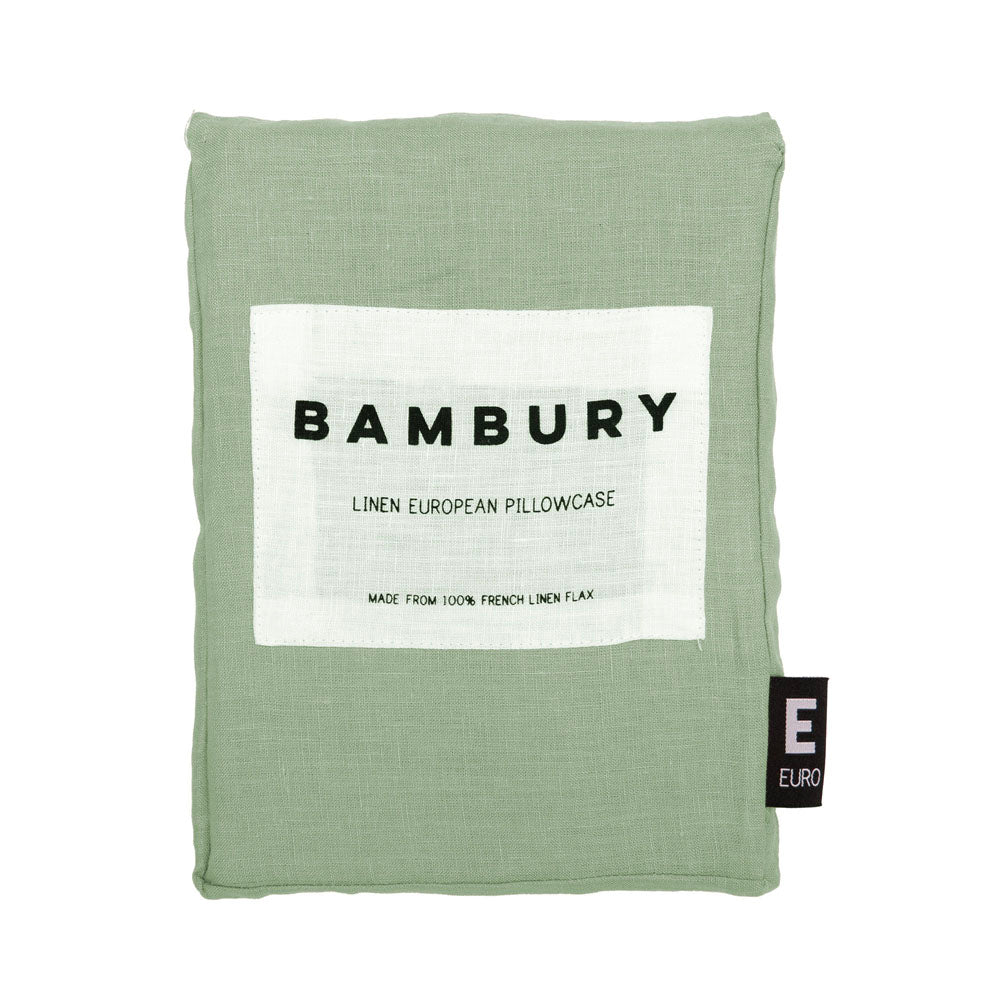 Bambury French Flax Linen European Pillowcase