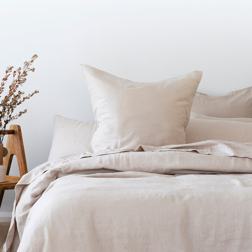 Bambury French Flax Linen European Pillowcase