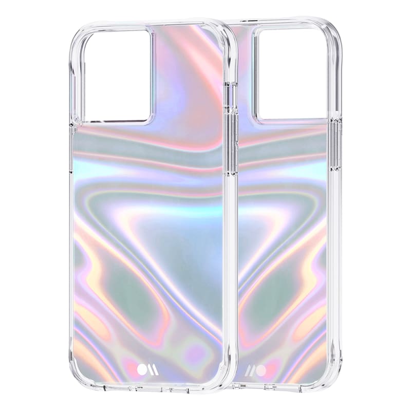 Case-Mate Soap Bubble Antimicrobial Case for iPhone 13 Series - Iridescent