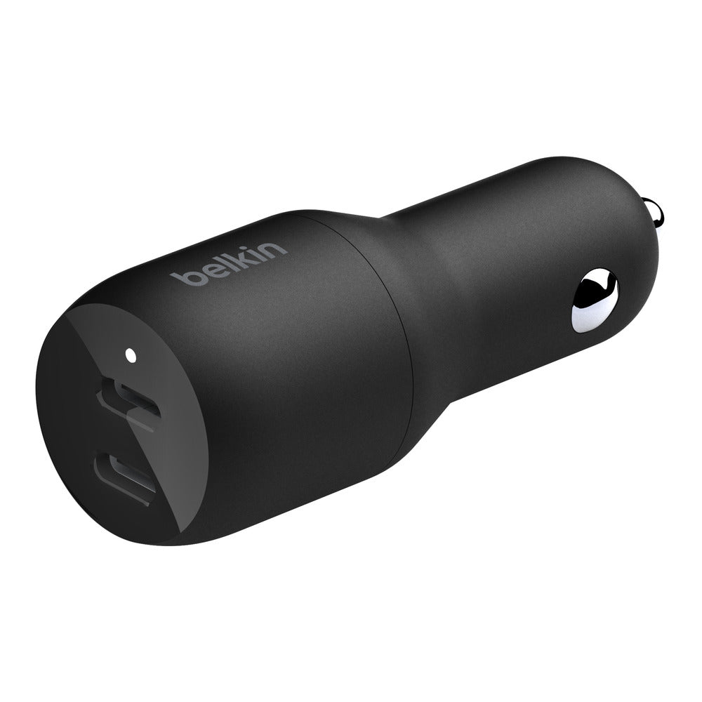 Belkin BoostCharge 36W Car ChargerWith Dual USB-C Outputs