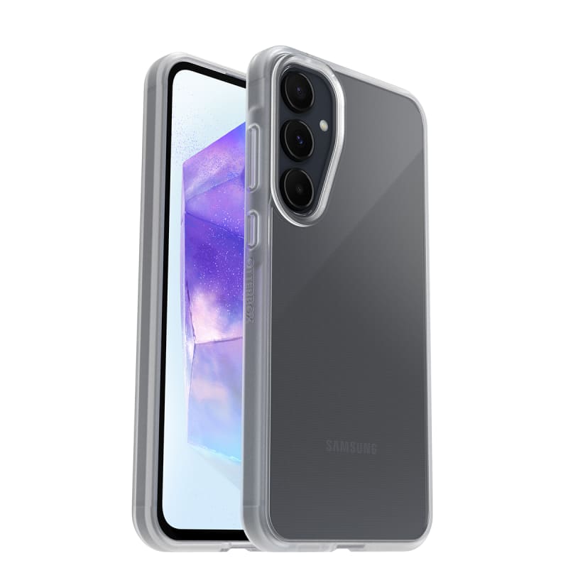 OtterBox React Series Samsung Galaxy A Phone Cases – Clear & Black