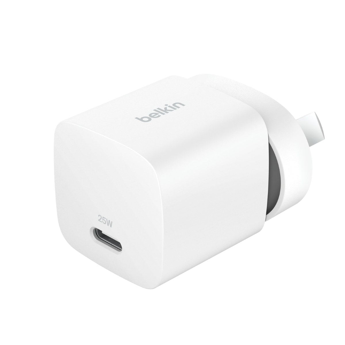 Belkin BoostCharge 30W Wall Charger & USB-C CableWith USB-C Output & 1m USB-C to USB-C Cable - White