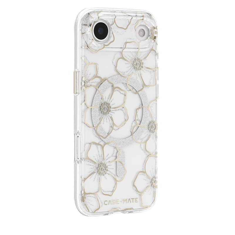 Case-Mate Floral Gems MagSafe Case-For iPhone-Gold