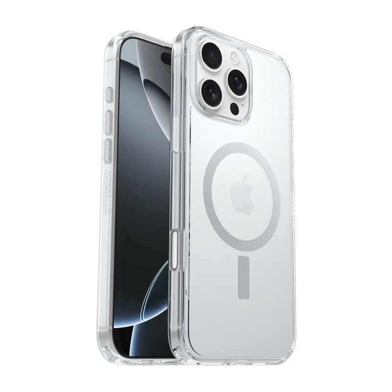 OtterBox Symmetry MagSafe Case with Camera Button – Clear