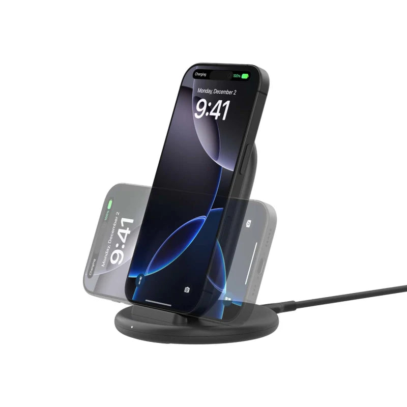 BoostCharge Wireless Charging Stand 15W with no power supply - Black