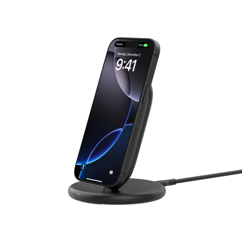 BoostCharge Wireless Charging Stand 15W with no power supply - Black