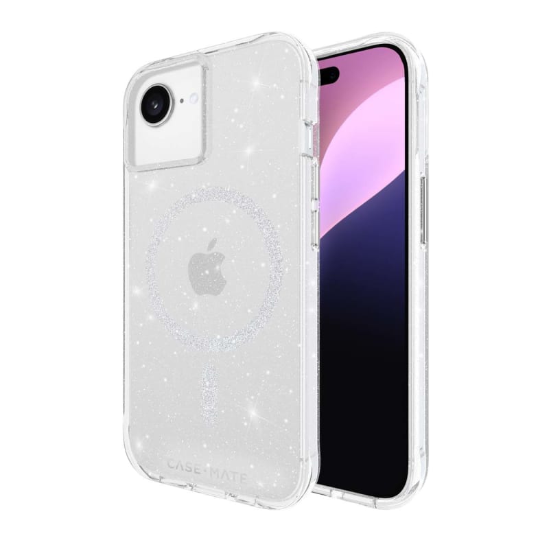 Case-Mate Twinkle MagSafe Case Suits iPhone 17e/16e/15/14/13 - Twilight Silver