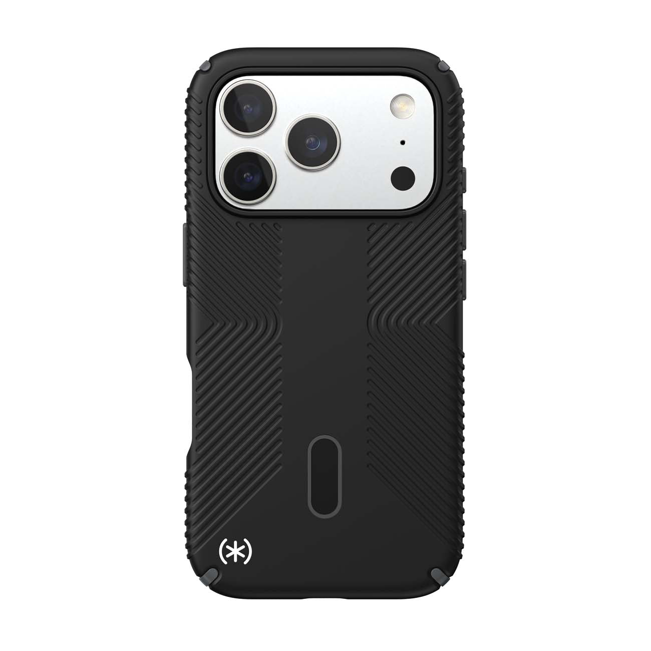 Speck Presidio2 Grip MagSafe Case With ClickLock for iPhone 17 Pro - Black/Grey