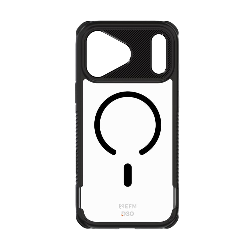 EFM Cayman Case with D3O Zero for iPhone 17 Pro & Pro Max – Black
