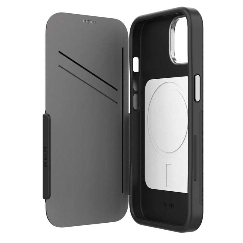 EFM Monaco Wallet Case Armour with D3O 5G Signal Plus for iPhone 15 Series