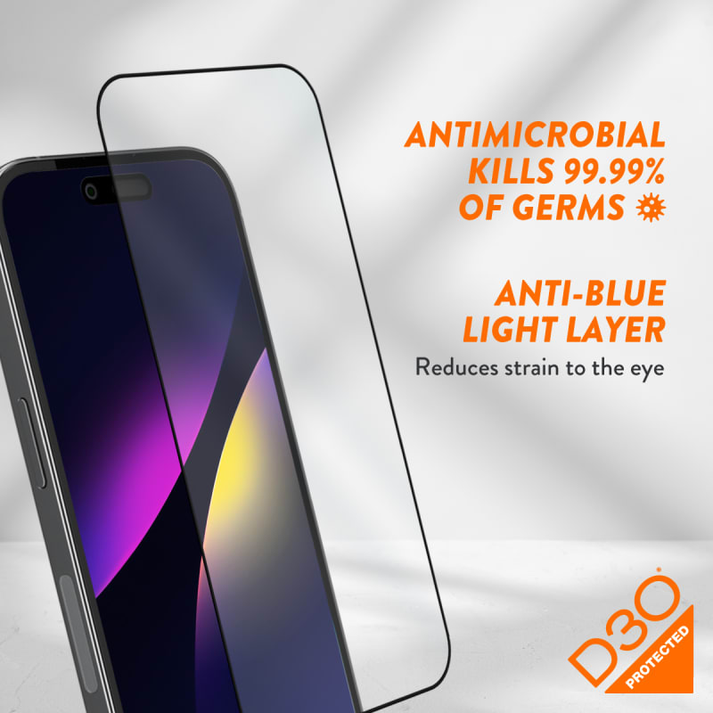 EFM ScreenSafe Tempered Glass Protector D3O Screen Armour for iPhone Series