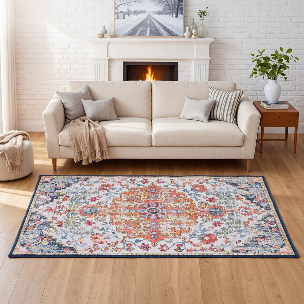 Artiss Floor Rug 120X170cm Large Washable Geometric Area Rug Modern Carpet Mat