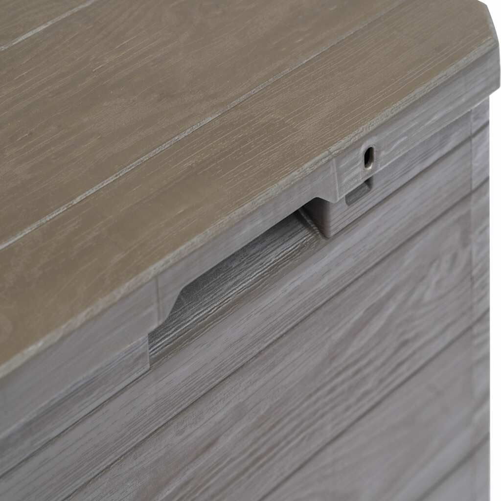 Garden Storage Box 90 L Brown