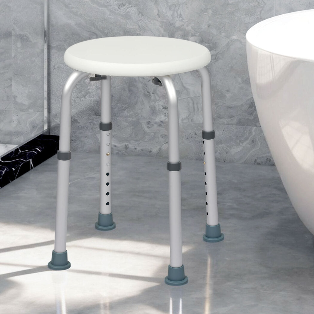 Levede Shower Chair Bath Stool Seat Safety Bathroom Adjustable Height Non Slip-2065254298064916486