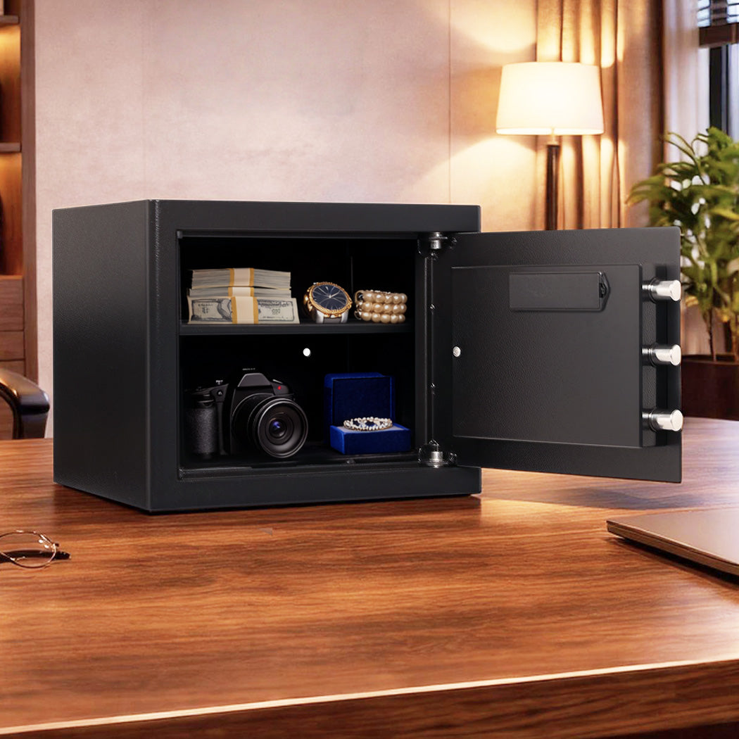 Levede Safe Fireproof Security Box Home Office Cash Lock Deposit Password 31L-2050056787402559494