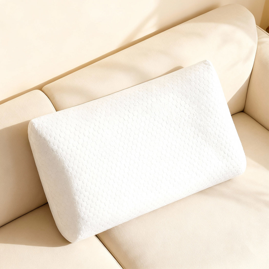 Dreamz Memory Foam Orthopaedic Pillow Neck Pain Side Stomach Back Sleeper 1 Pack-2065254291962204166