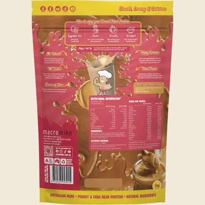 Macro Mike Peanut Plant Protein Original Peanut Butter 1kg