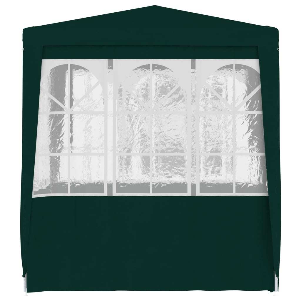 Professional Party Tent with Side Walls 2x2 m Green 90 g/m