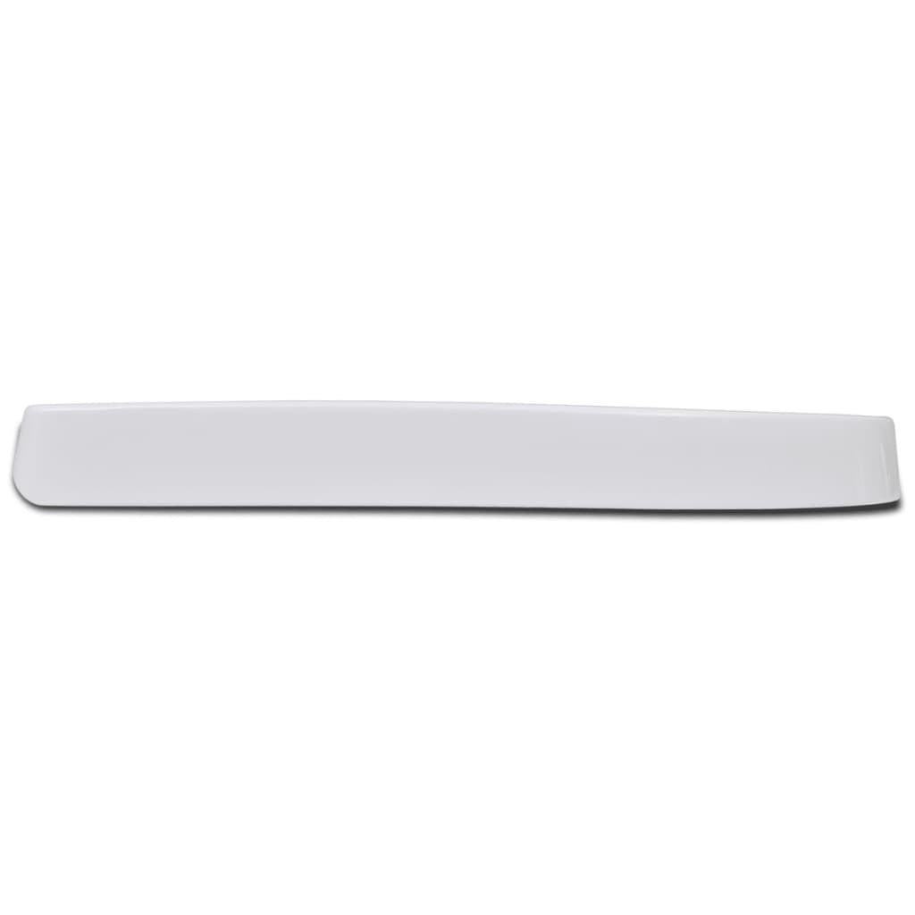 Soft-close Toilet Seat with Quick-release Design White Square