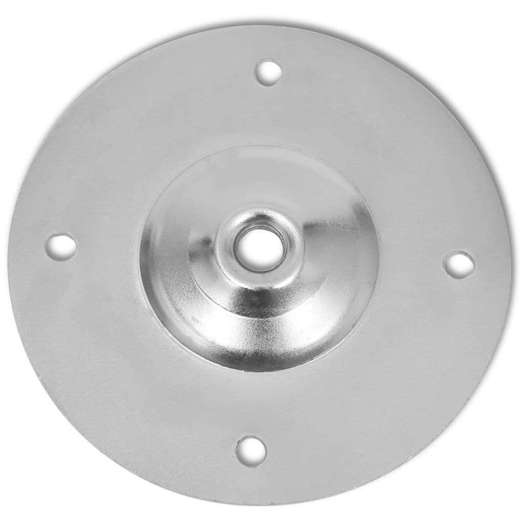 Telescopic Table Legs 2 pcs Chrome 710 mm-1100 mm Chrome