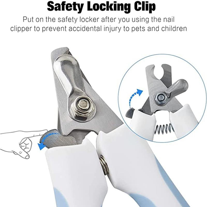 Pet Grooming Scissors and Nail Clipper