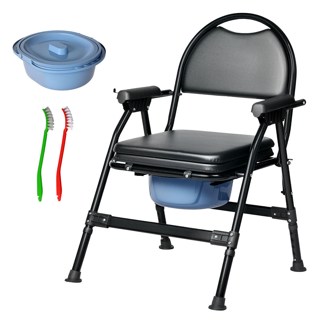 Levede Shower Tiolet Commode Chair Bedside Seat Elderly Pregnant Disability Aid-2050056758503804928
