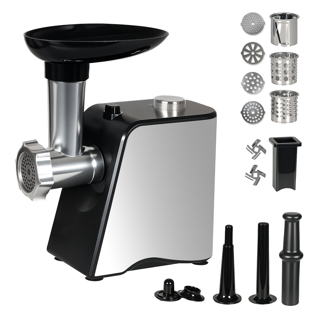 Spector Electric Meat Grinder 2800W Sausage Stuffer Vegetable Slicer Kitchen-2050056779521462272