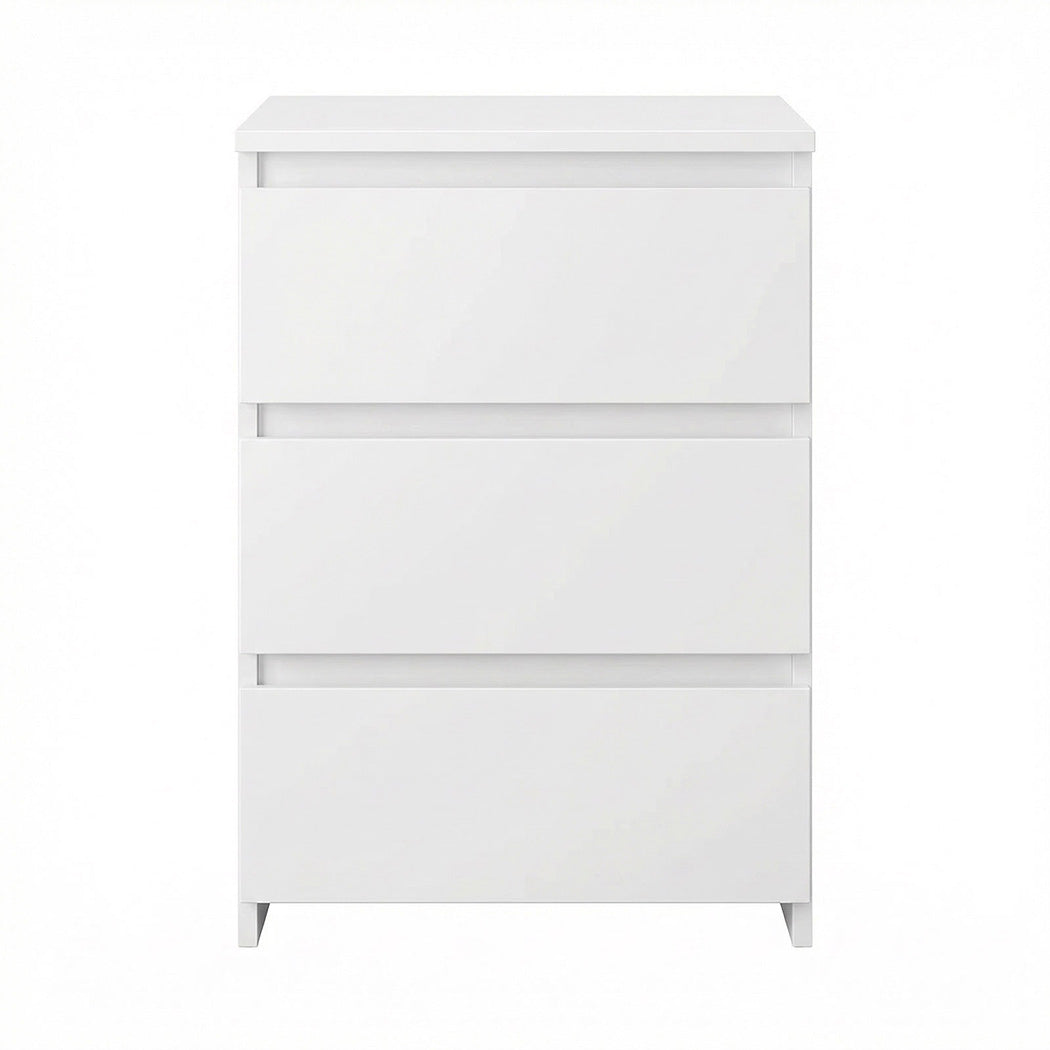 Levede Bedside Table Side Table 3 Drawers Storage Nightstand Bedroom Cabinet-2065254303236493313