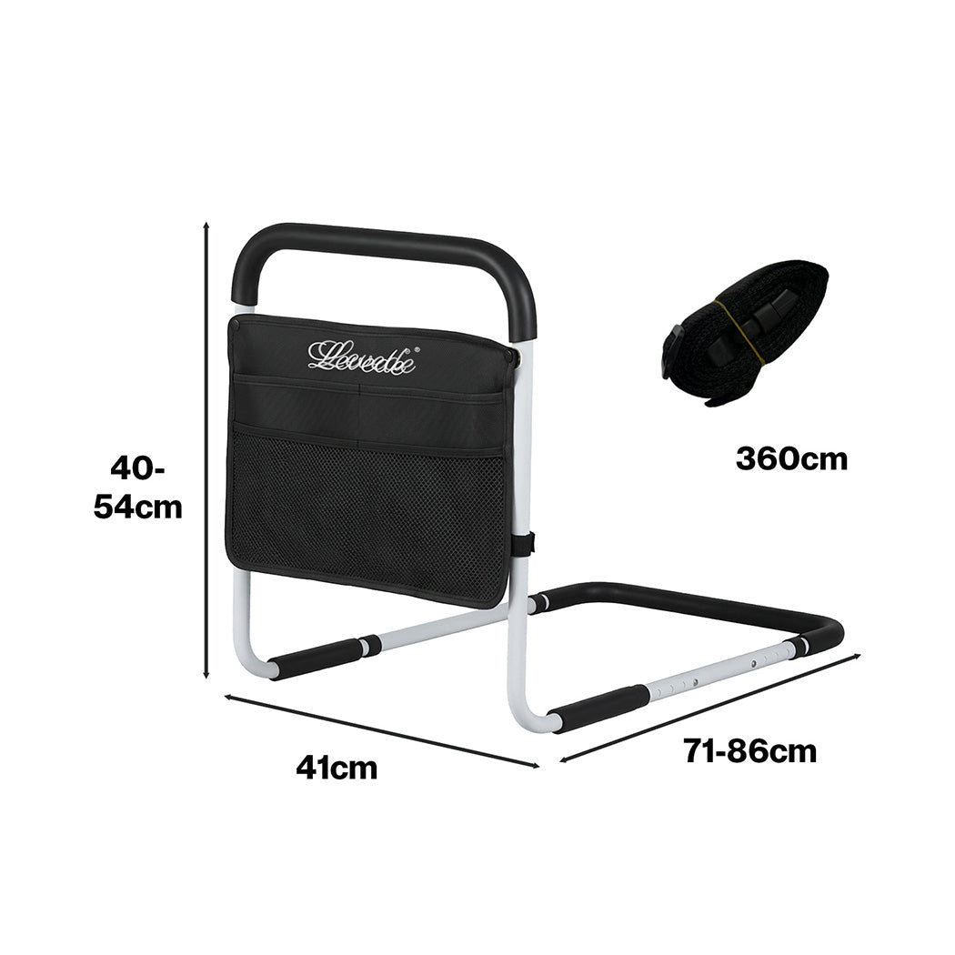 Levede Bed Rail Safety Bed Assist Rail Grab Handrail Adjustable Elderly Antislip-2050056772110127106