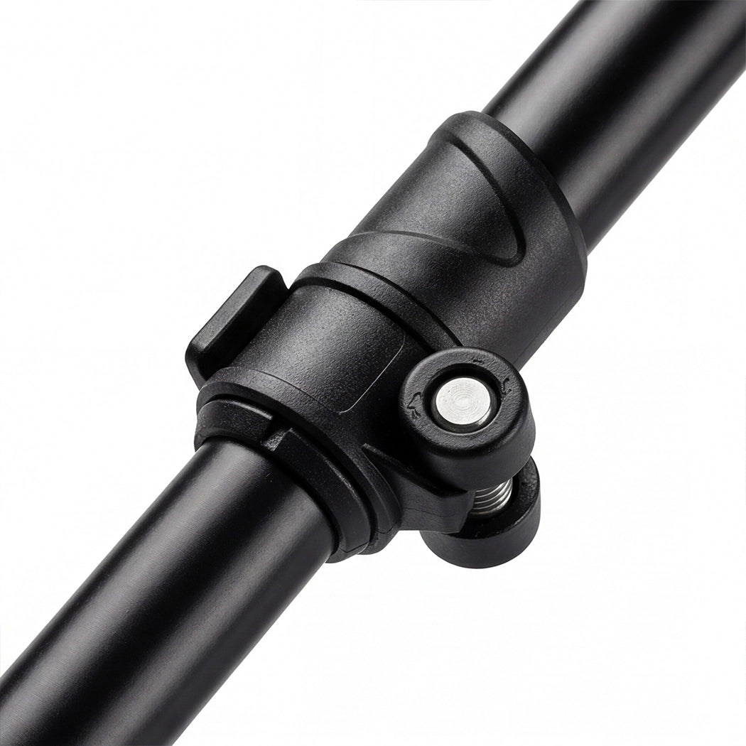 Mountview 2 Pcs Hiking Trekking Poles Walking Stick Adjustable Lightweight Black-2050059022798819332