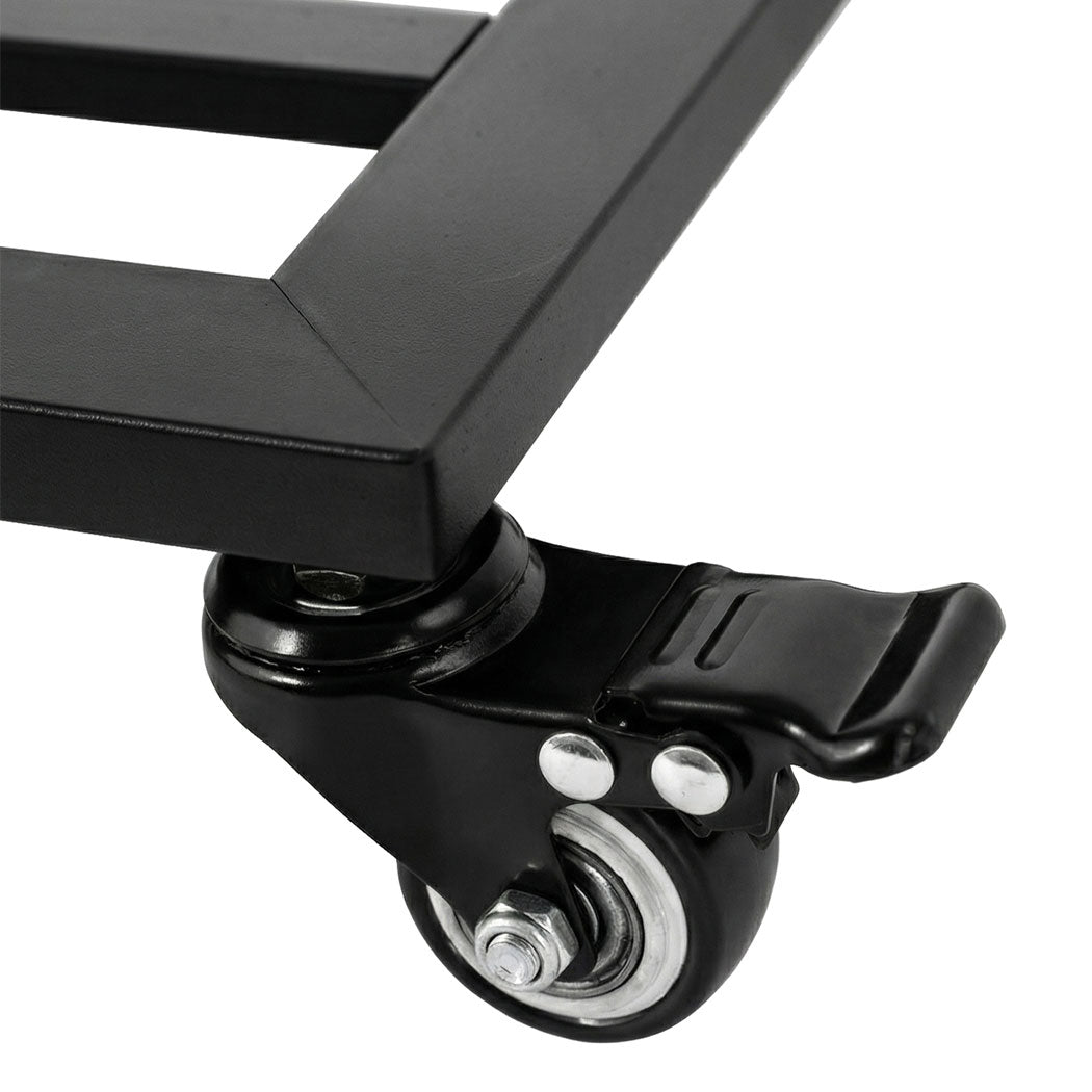 Toque Plant Pot Trolley Tray Stand Caddy with 360° Lockable Caster Wheels 2 Pcs-2061251871657562117