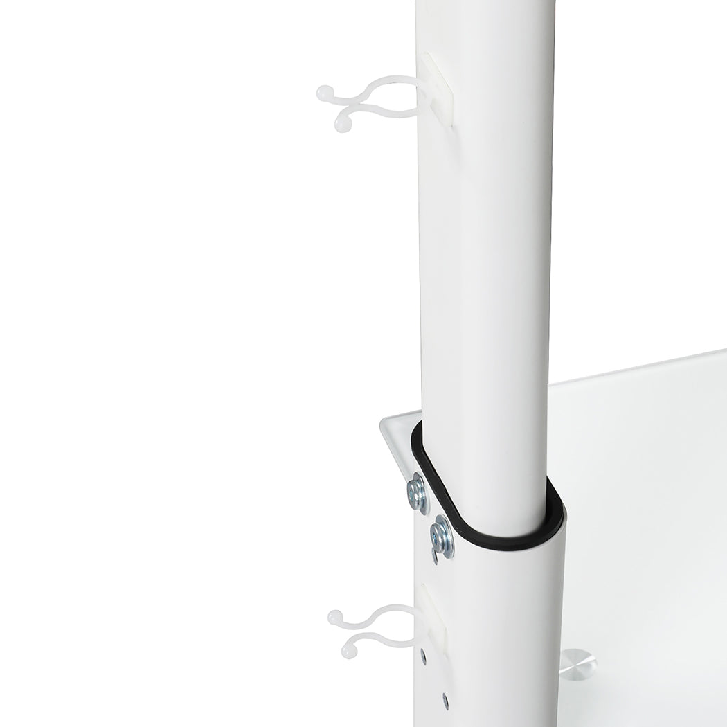 Levede TV Floor Stand 32-65 Inch Universal Swivel Height Adjustable Mount White-2050056791261319173