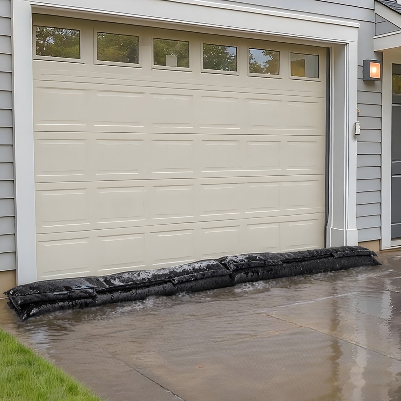 Flood Barrier 4Pack 1530x210mm Water Activated Reusable Sandless Sandbags