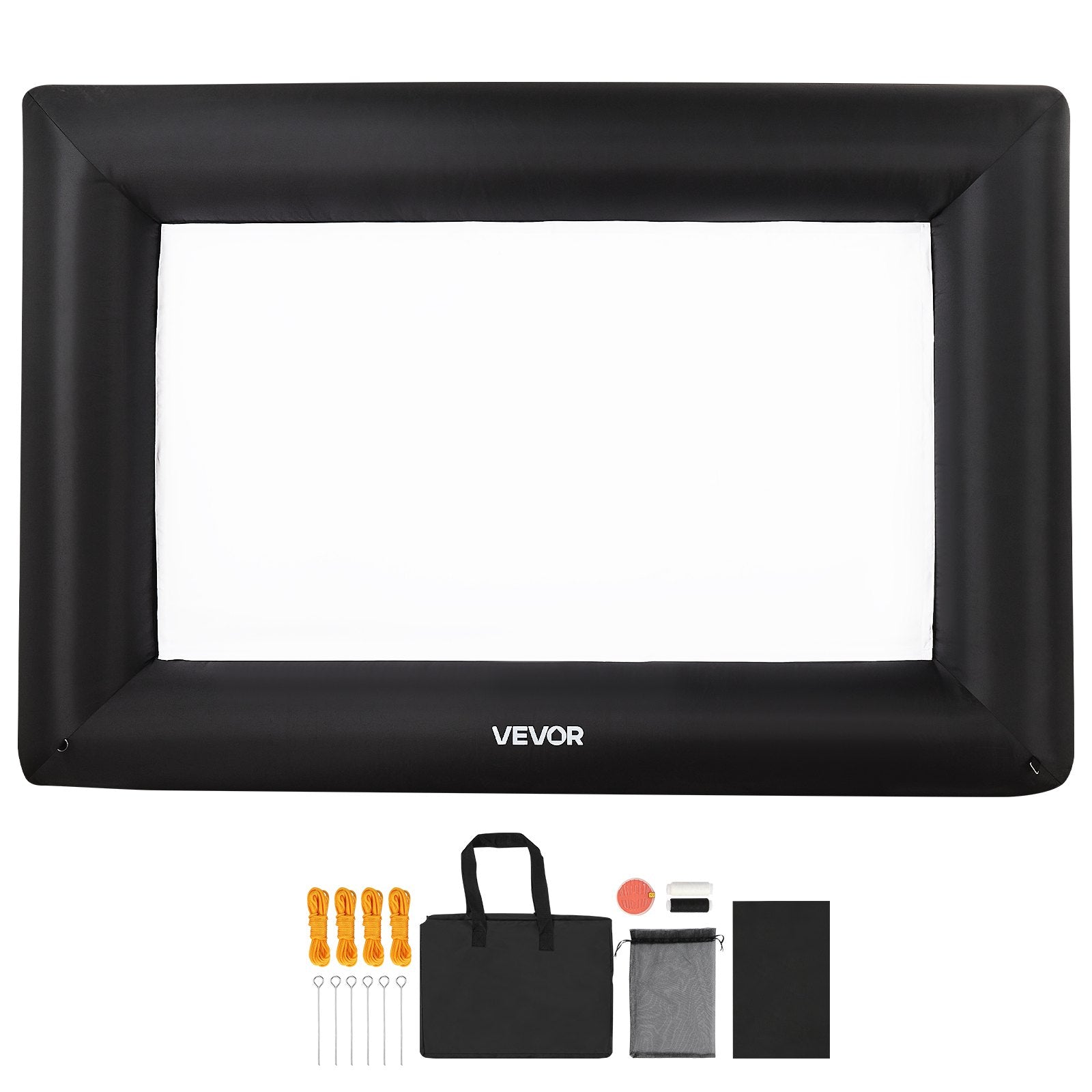 14ft Inflatable Movie Screen 600D Washable 16:9 Outdoor Projector with Bag
