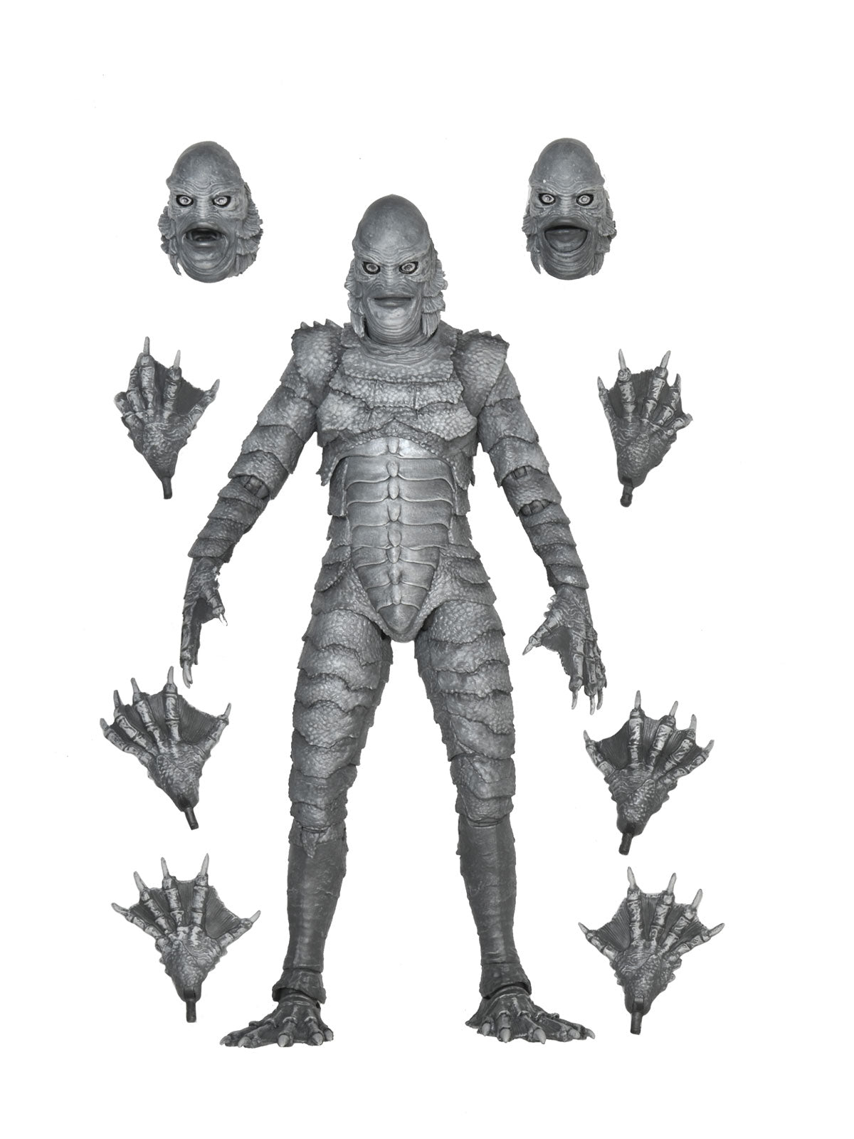 Creature from the Black Lagoon Ultimate Action Figure 7” with Heads