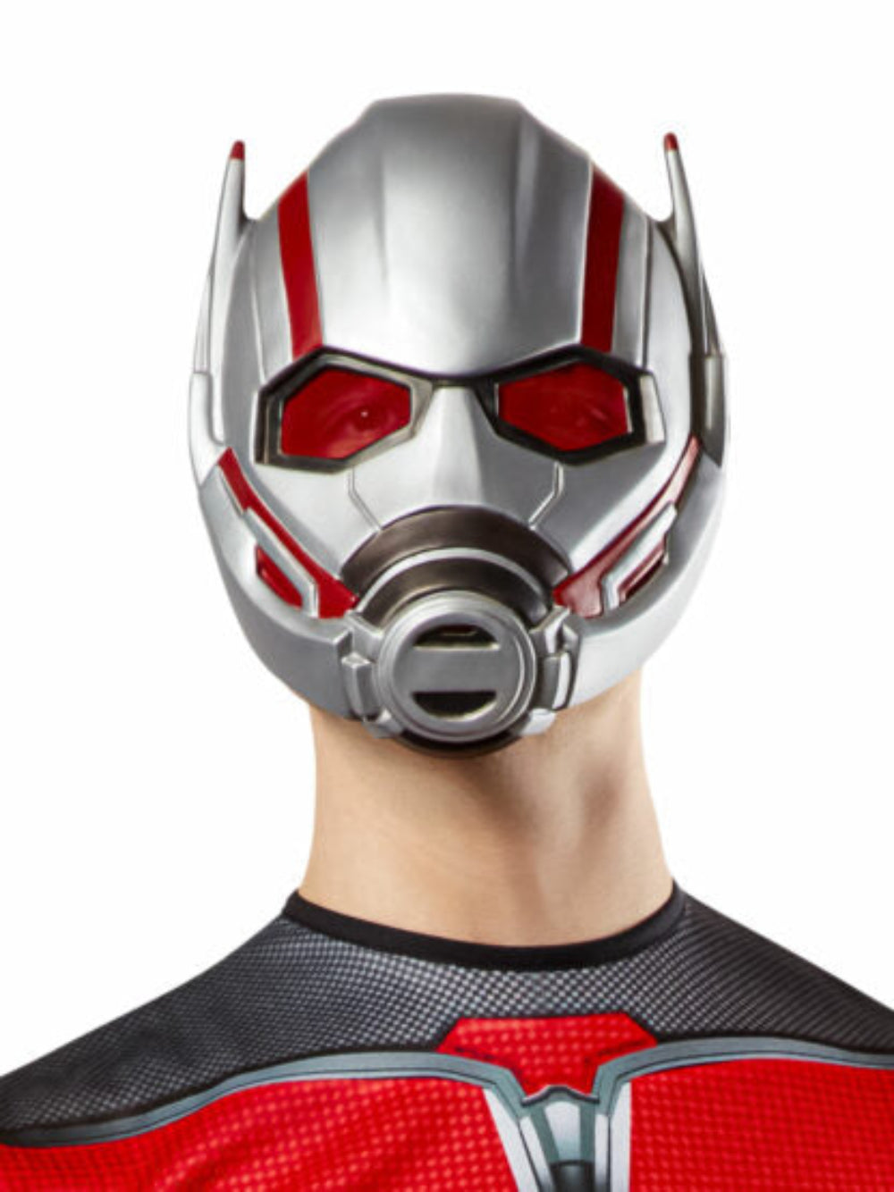 Ant-Man Quantumania Deluxe Adult Costume Marvel Jumpsuit Mask Red Colour