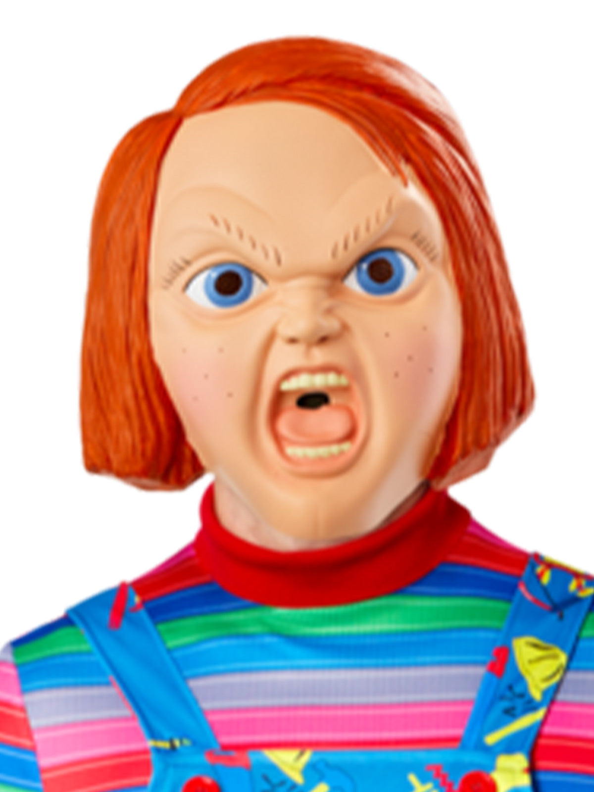 Chucky Deluxe Adult Costume Official Licensed Childs Play Horror Jumpsuit with Mask