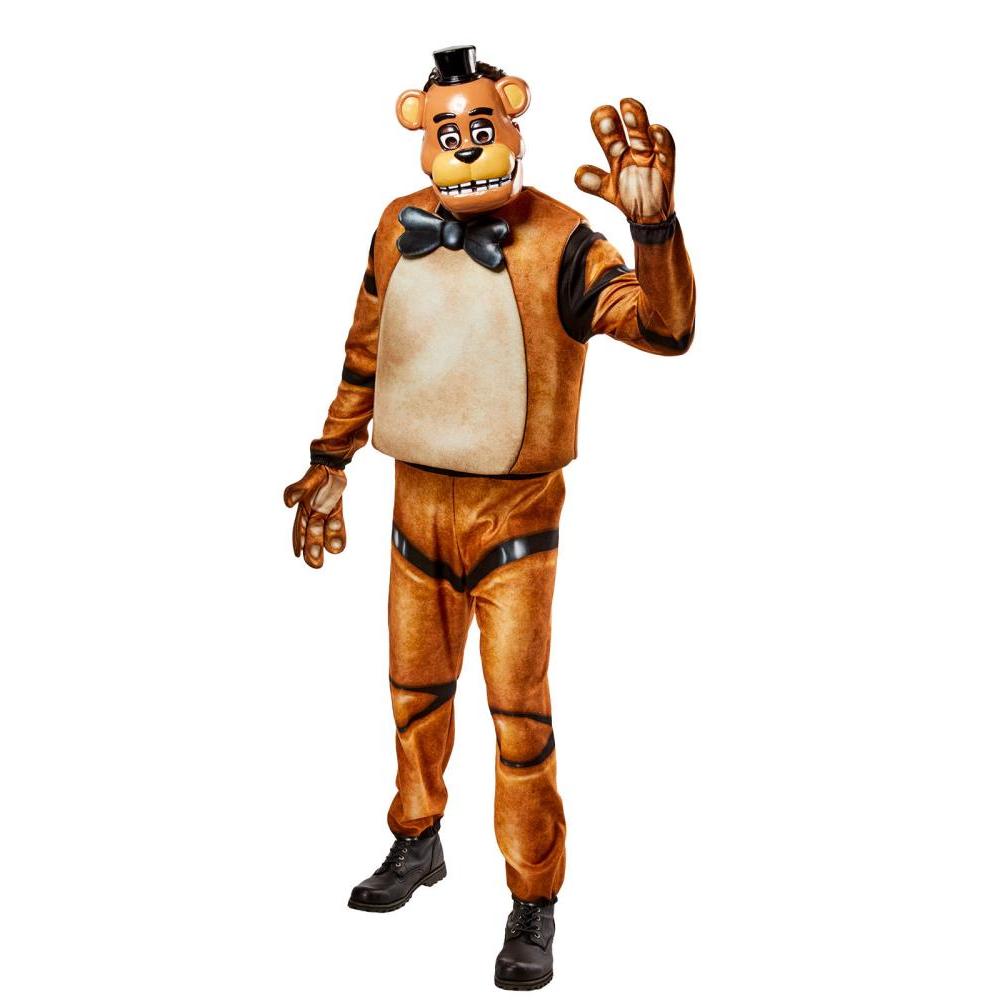 Kids Freddy Fazbear Costume Five Nights at Freddy’s – Deluxe Jumpsuit with Mask Brown Colour
