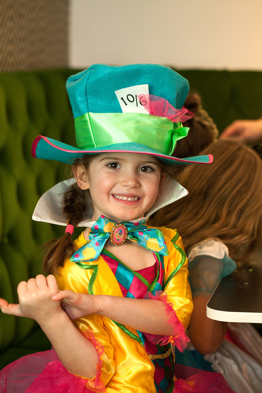 Disney Alice in Wonderland Mad Hatter Girls Costume