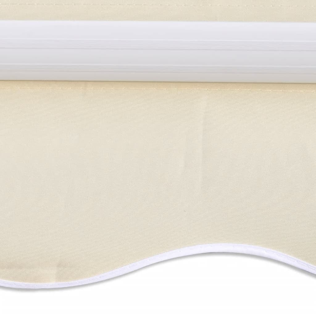 Awning Top Sunshade Canvas Cream 3x2.5m