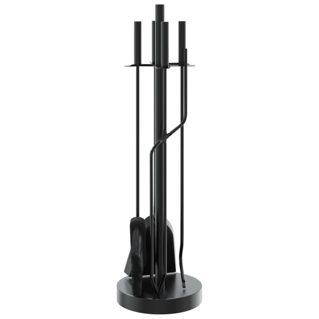 5 Piece Fireplace Tool Set 18x66 cm Steel