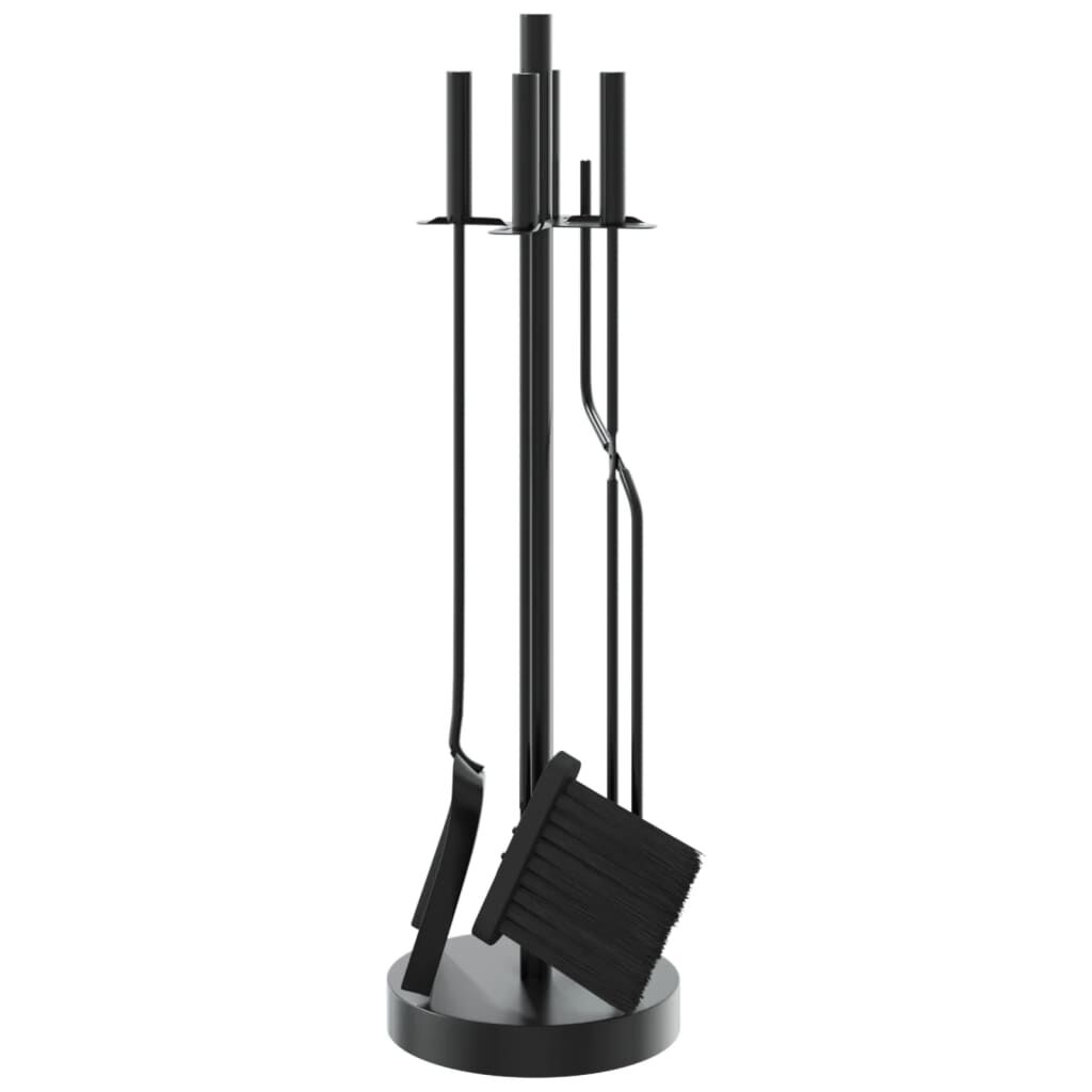 5 Piece Fireplace Tool Set 18x66 cm Steel