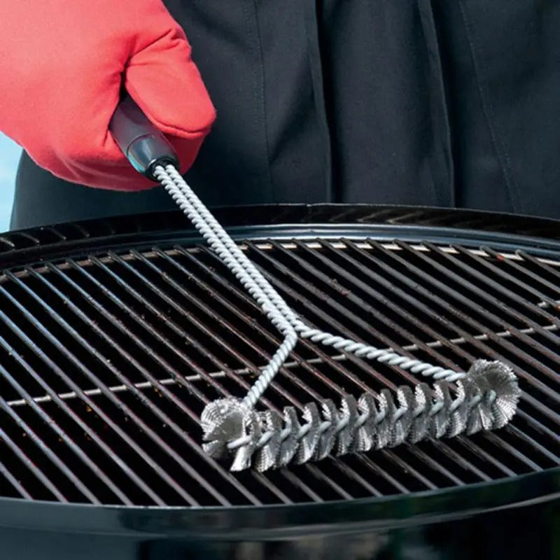 Hansona Stainless Steel Barbecue Grill Cleaning Brush