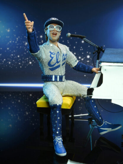 Elton John Live 1975 Action Figure 8” with Piano & Accessories