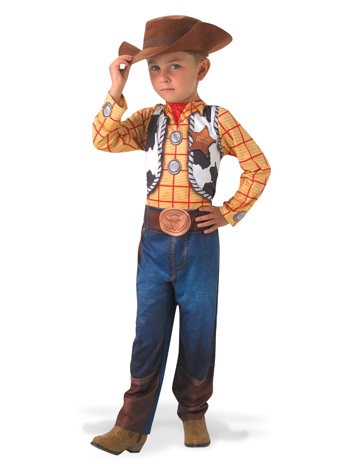Buzz to Woody Deluxe Reversible Costume Child Official Disney Pixar Jumpsuit with Hat and Snood