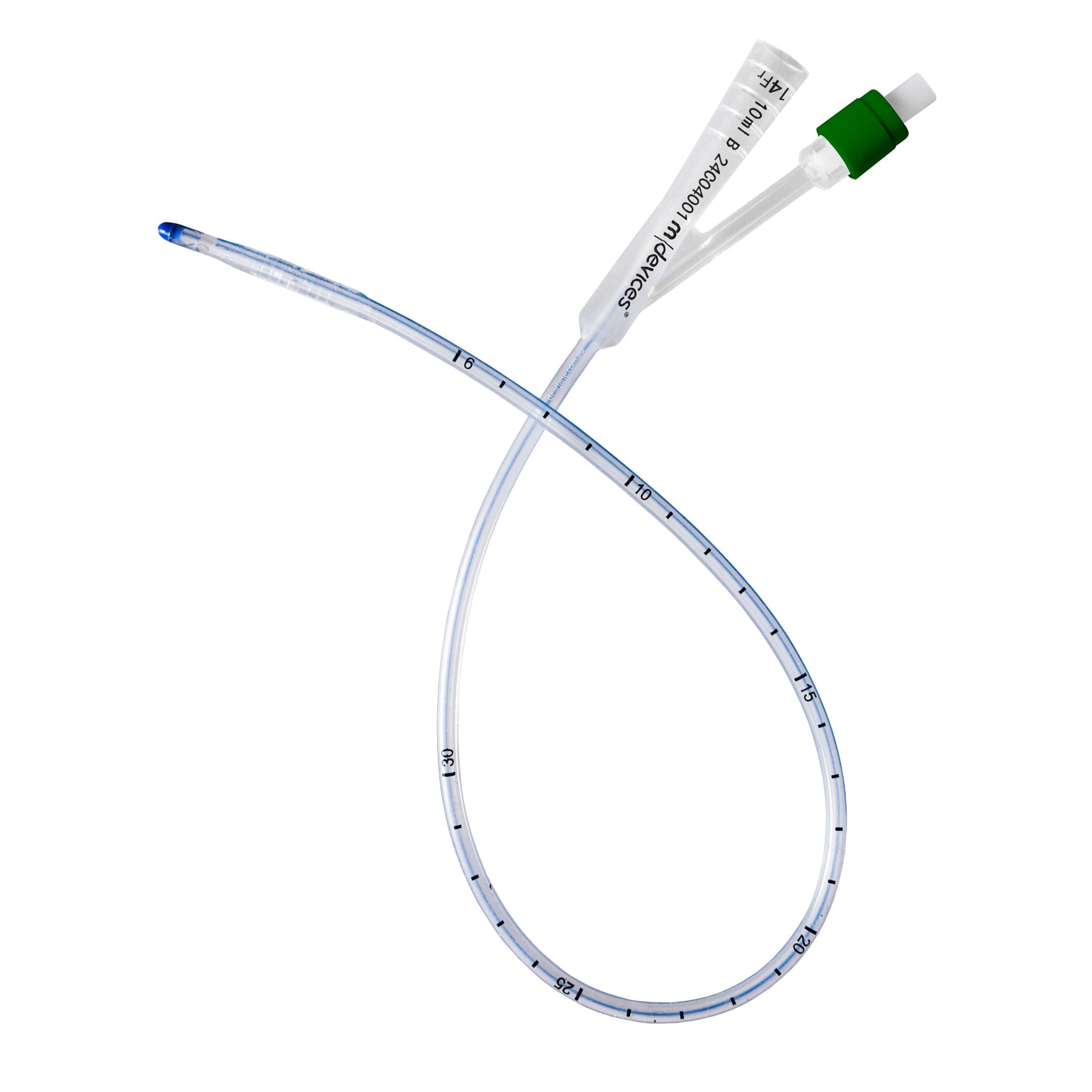 2 Way Foley Catheter - 45cm Standard Tip available  in Four Colours