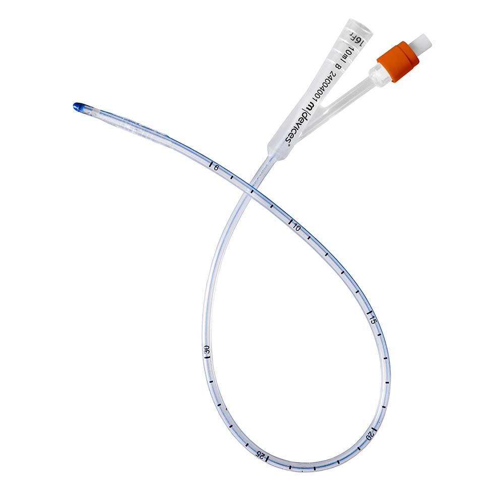 2 Way Foley Catheter - 45cm Standard Tip available  in Four Colours