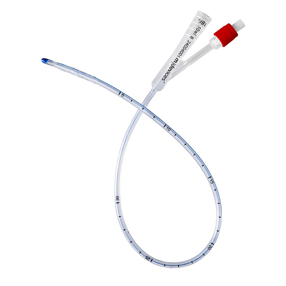 2 Way Foley Catheter - 45cm Standard Tip available  in Four Colours