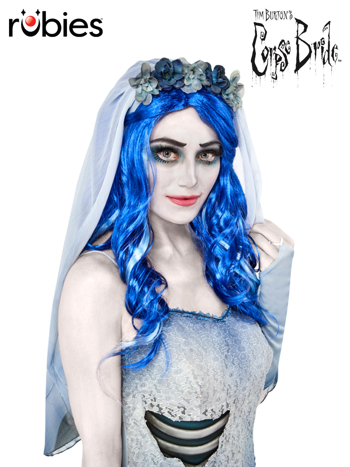 Corpse Bride Emily Wig Adult