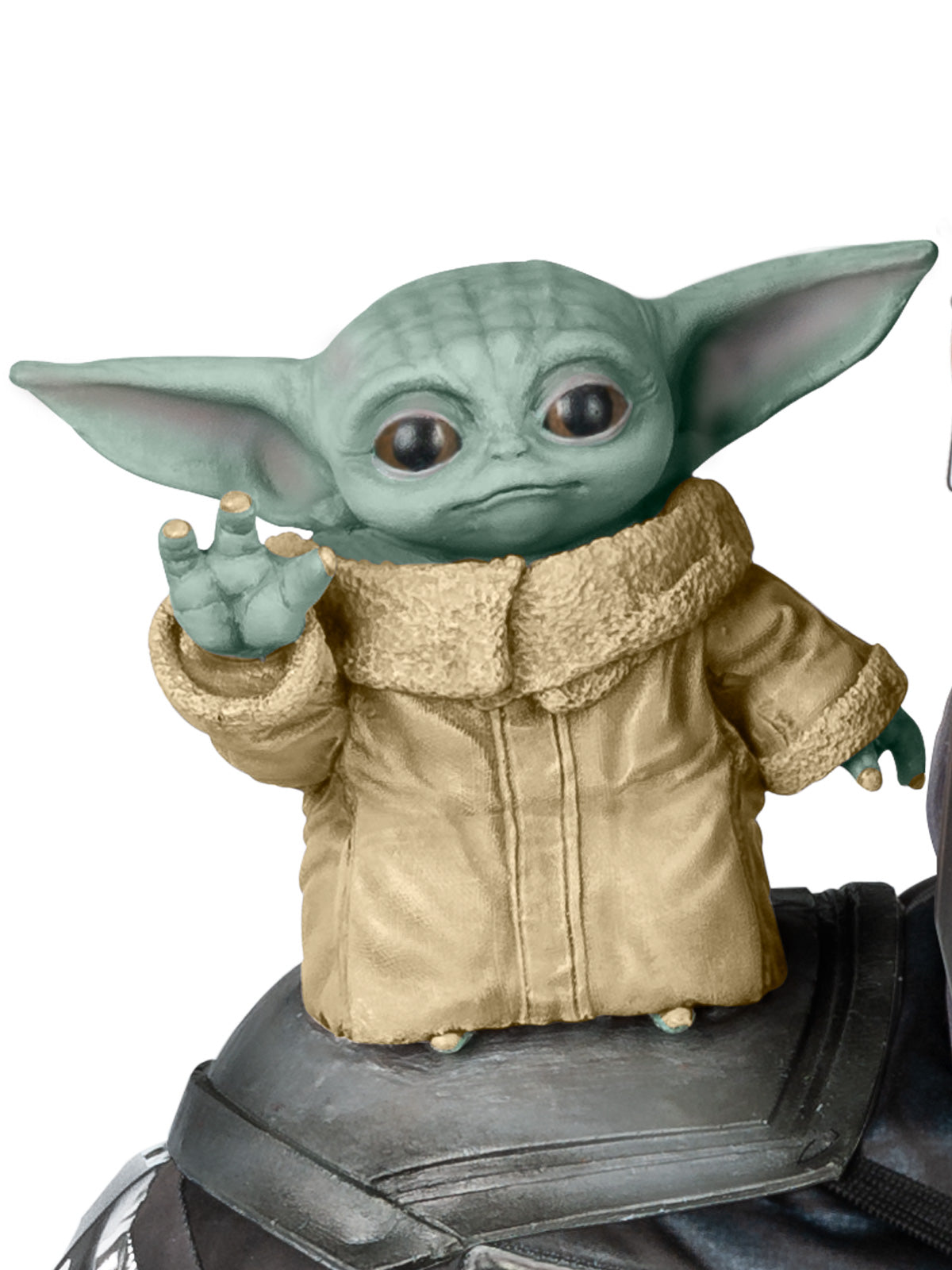 The Child Shoulder Accessory Star Wars Mandalorian Baby Yoda Costume Add-On Green Colour